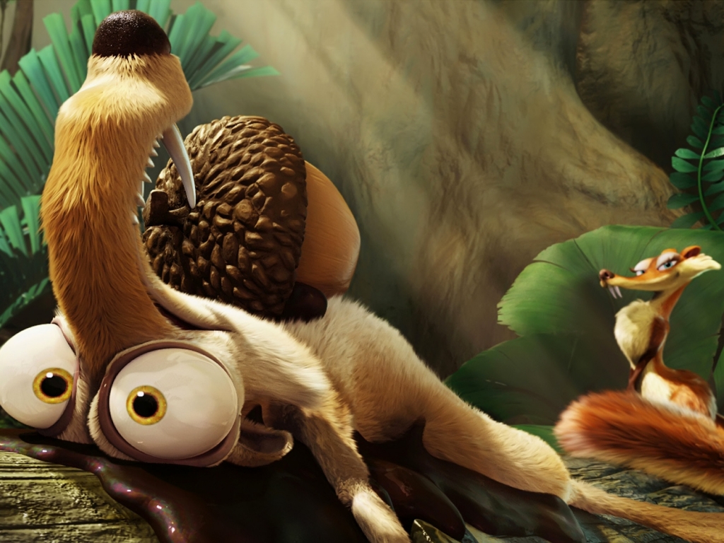 Busted Scrat for 1024 x 768 resolution