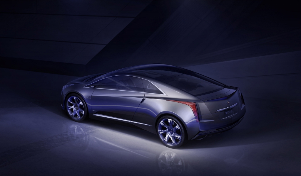 Cadillac Converj Concept Car for 1024 x 600 widescreen resolution