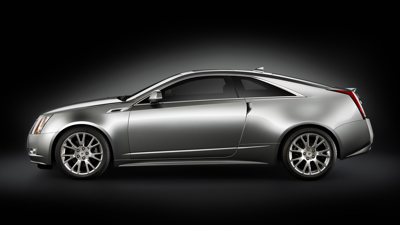 Cadillac CTS Coupe Side for 1280 x 720 HDTV 720p resolution