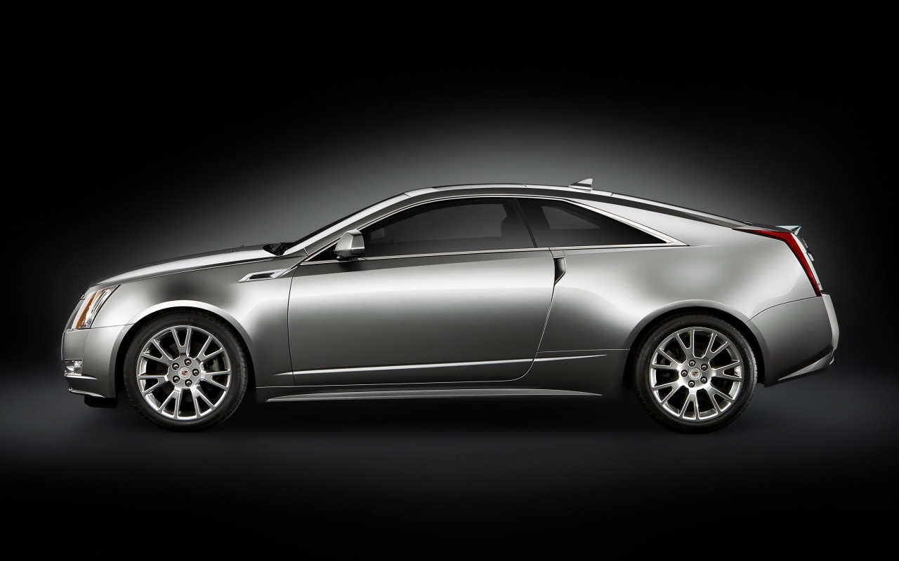 Cadillac CTS Coupe Side for 1280 x 800 widescreen resolution