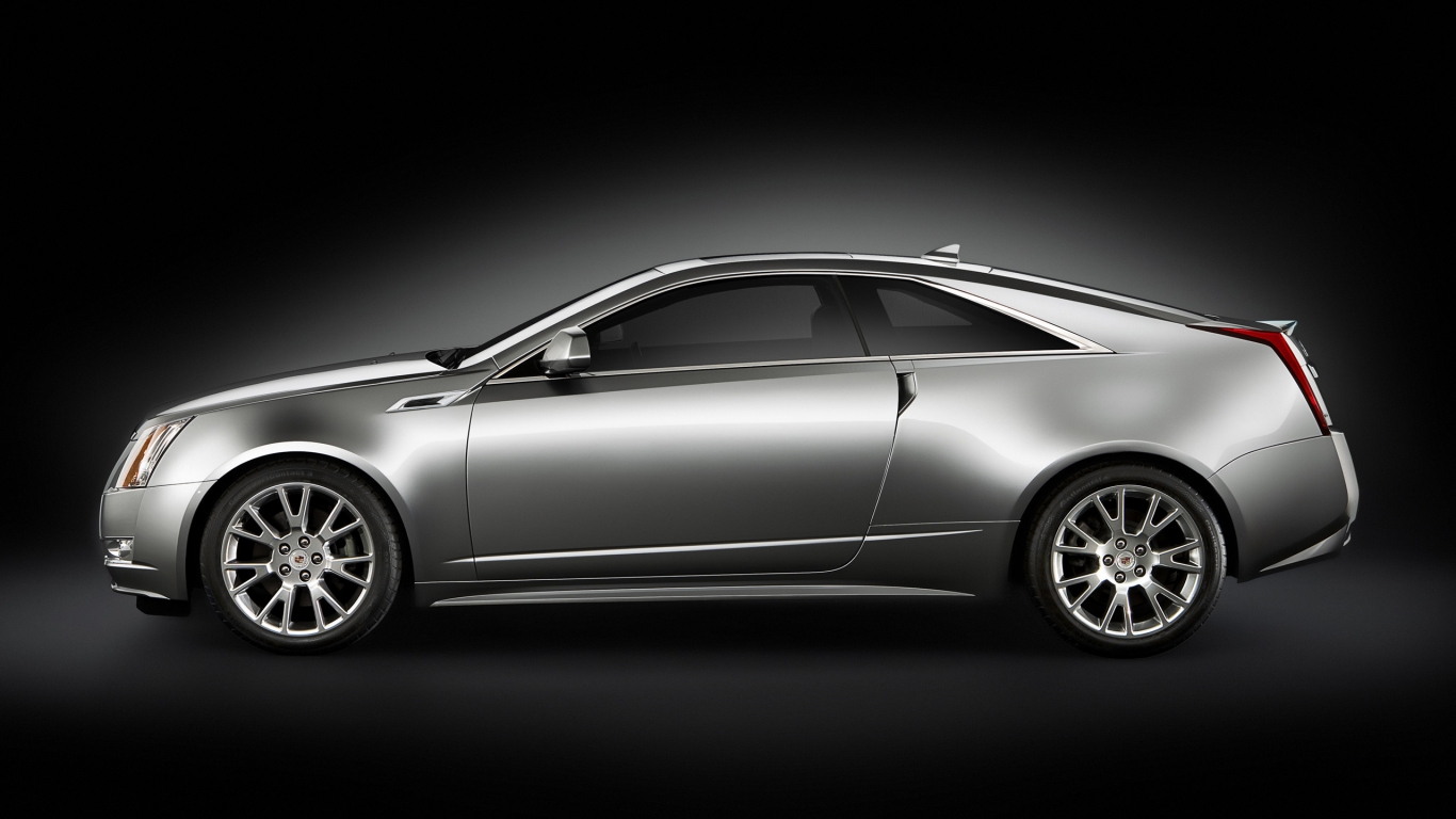 Cadillac CTS Coupe Side for 1366 x 768 HDTV resolution