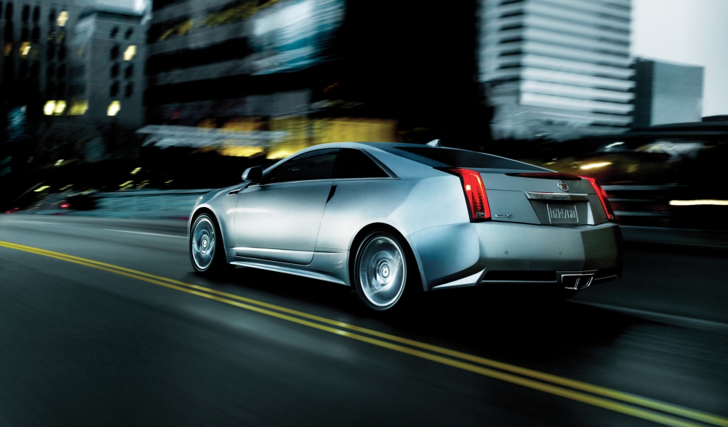 Cadillac CTS Coupe Speed for 1024 x 600 widescreen resolution