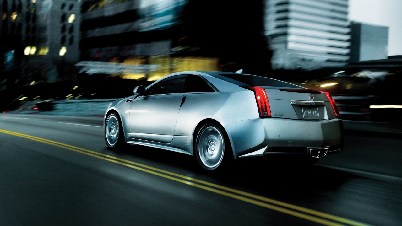 Cadillac CTS Coupe Speed for 1280 x 720 HDTV 720p resolution