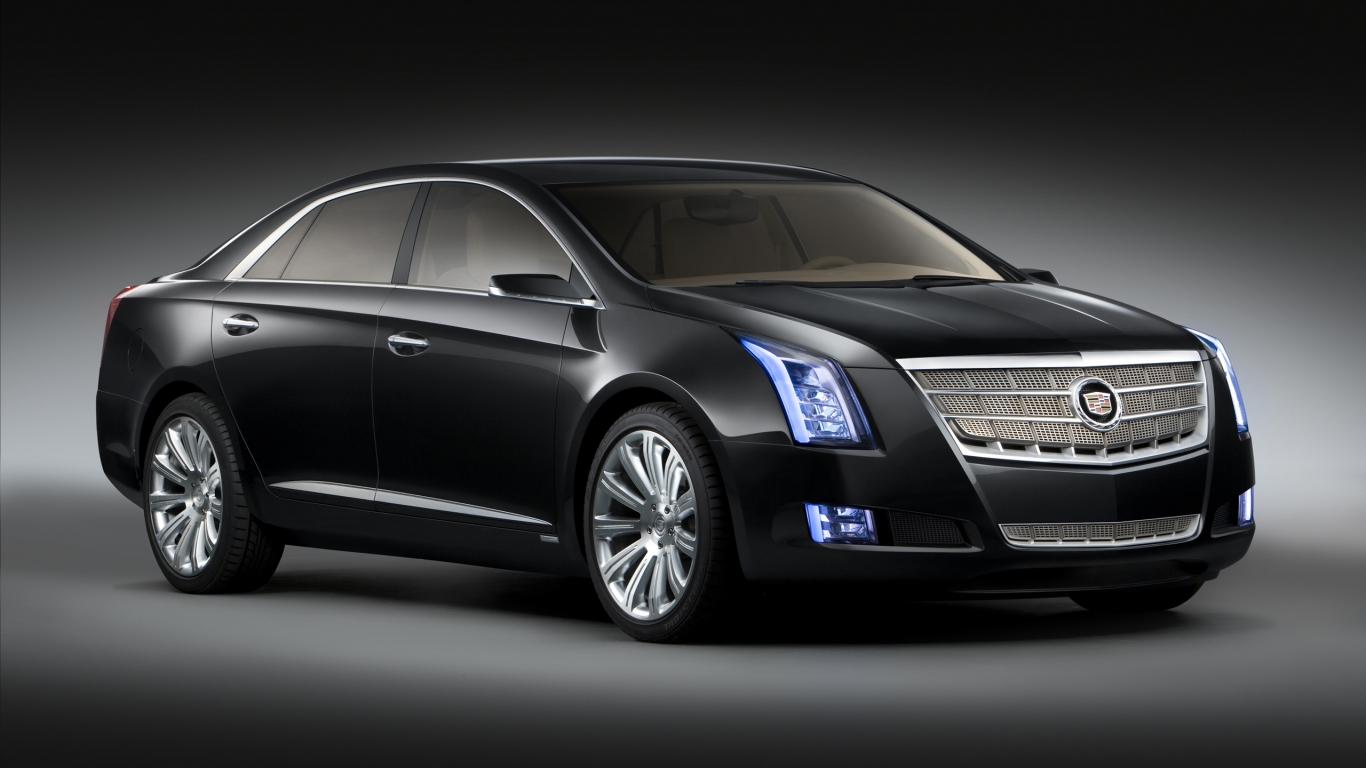 Cadillac XTS Platinum Concept for 1366 x 768 HDTV resolution