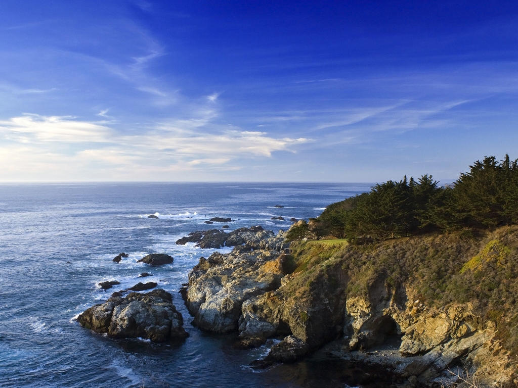 California Coast for 1024 x 768 resolution