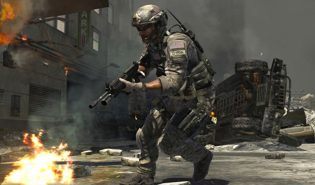 Call of Duty 3 Activision for 1024 x 600 widescreen resolution