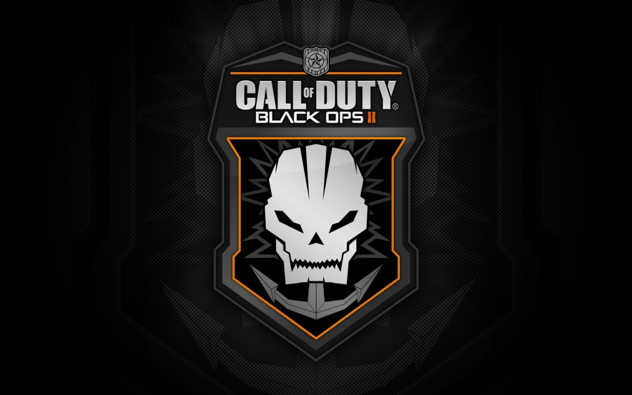Call of Duty Black Ops 2 Logo for 1280 x 800 widescreen resolution