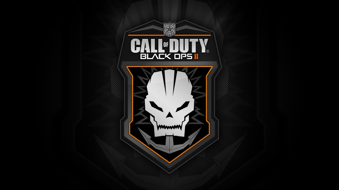 Call of Duty Black Ops 2 Logo for 1366 x 768 HDTV resolution