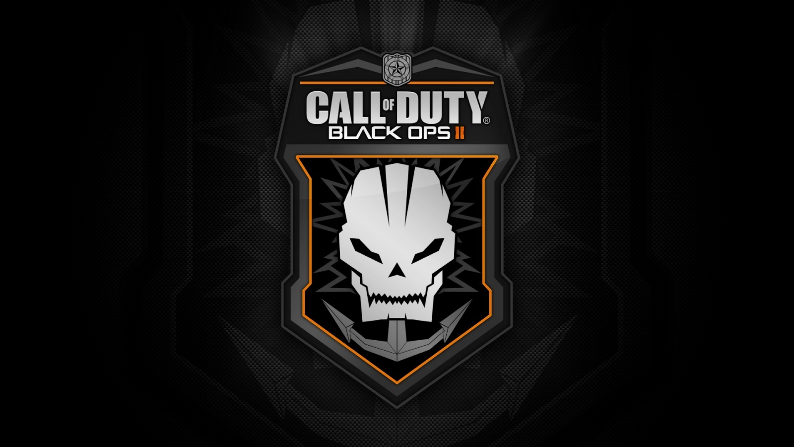 Call of Duty Black Ops 2 Logo for 1600 x 900 HDTV resolution