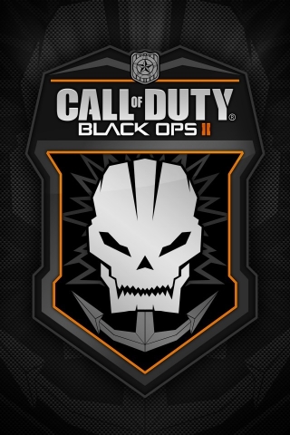 Call of Duty Black Ops 2 Logo for 320 x 480 iPhone resolution