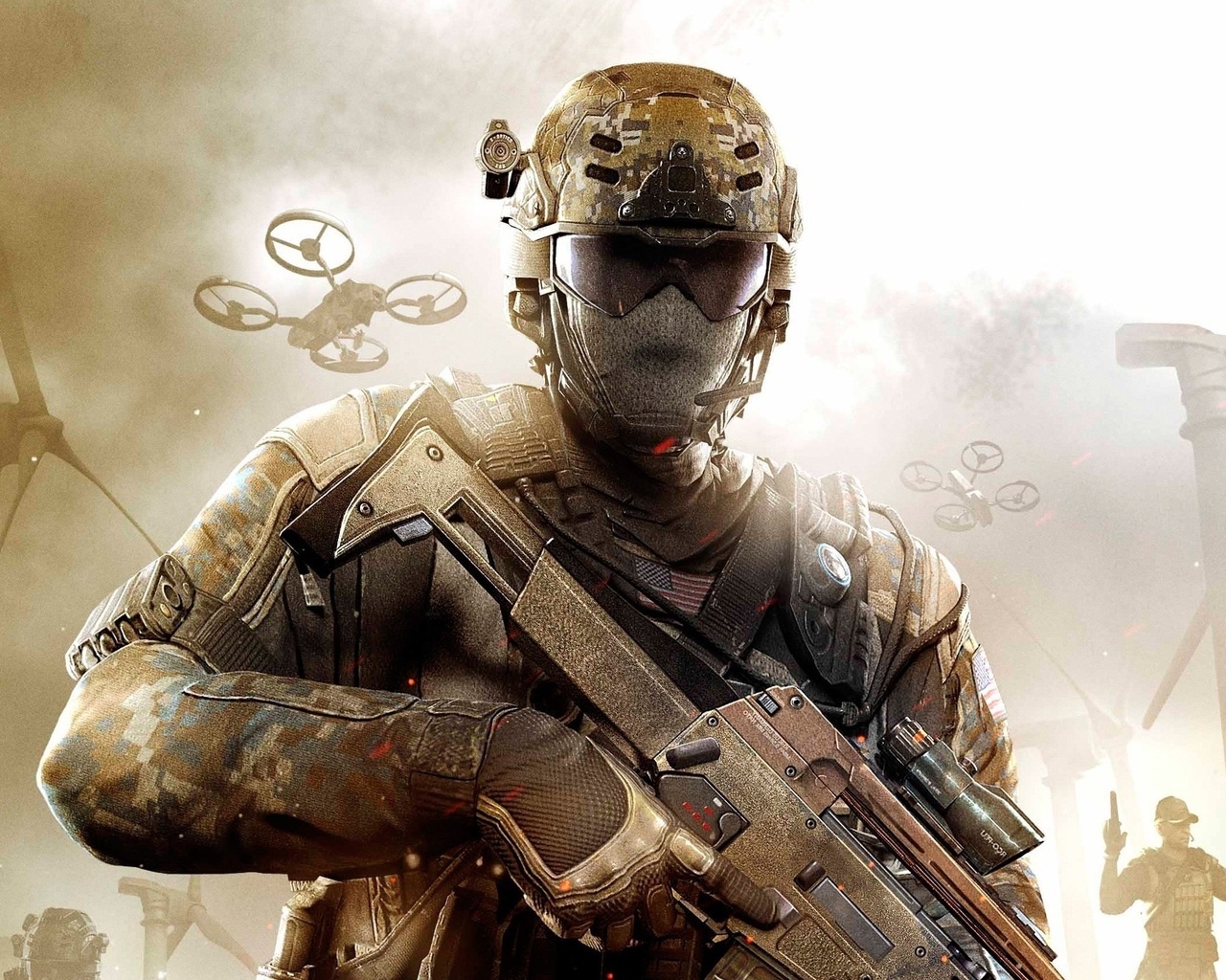 Call of Duty Black Ops 2 Soldier for 1280 x 1024 resolution
