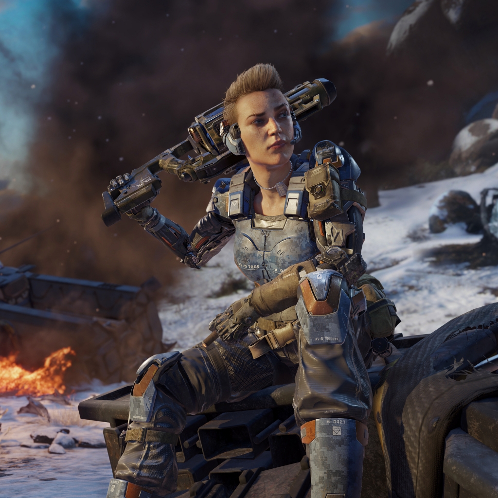 Call of Duty Black Ops 3 Girl for 1024 x 1024 iPad resolution