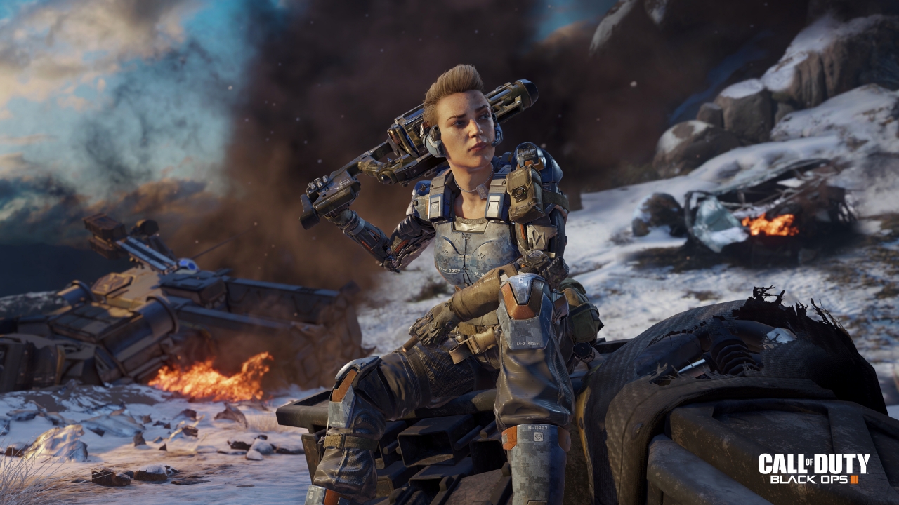 Call of Duty Black Ops 3 Girl for 1280 x 720 HDTV 720p resolution