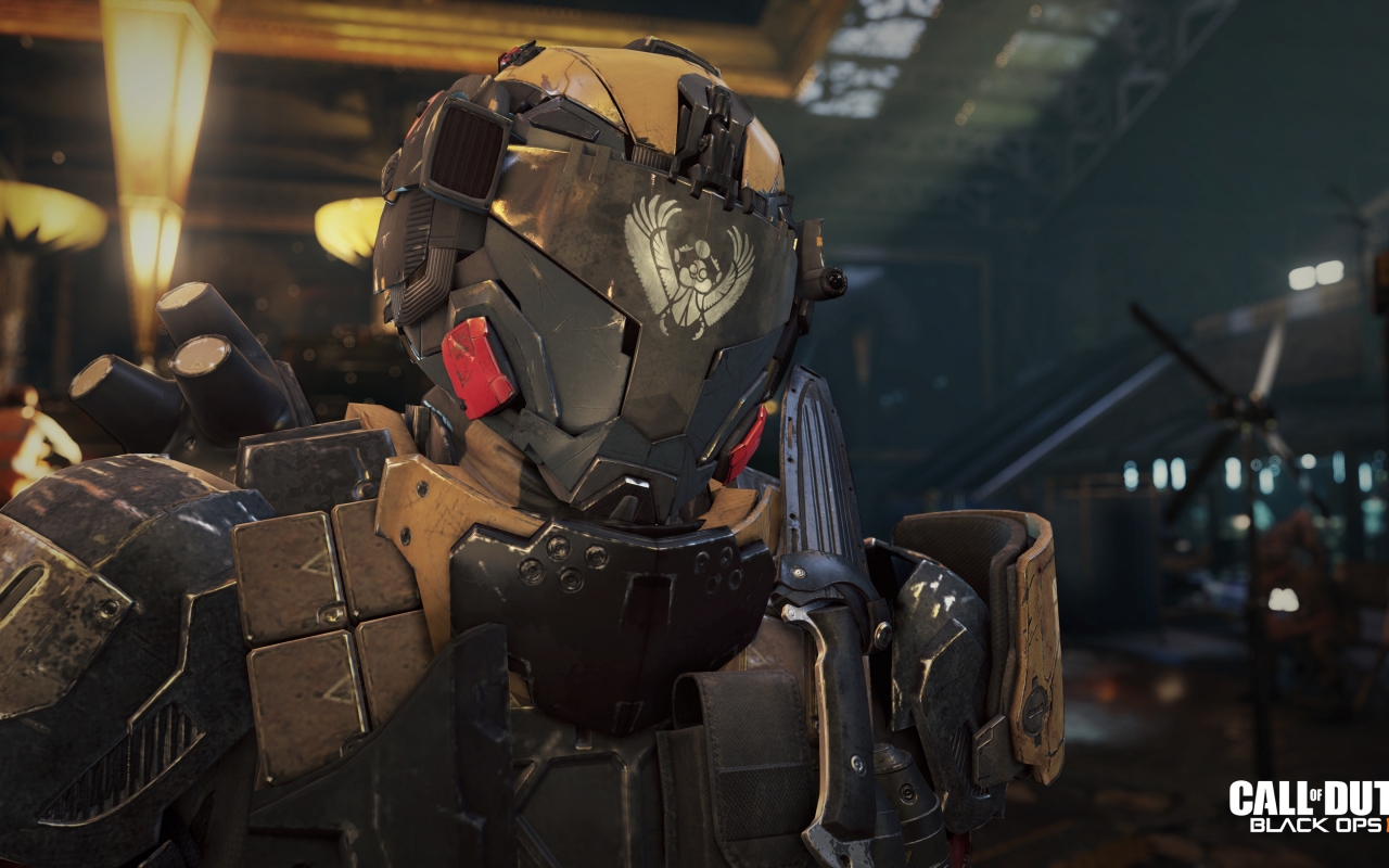 Call of Duty Black Ops 3 Ramses Station Armored Guard for 1280 x 800 widescreen resolution