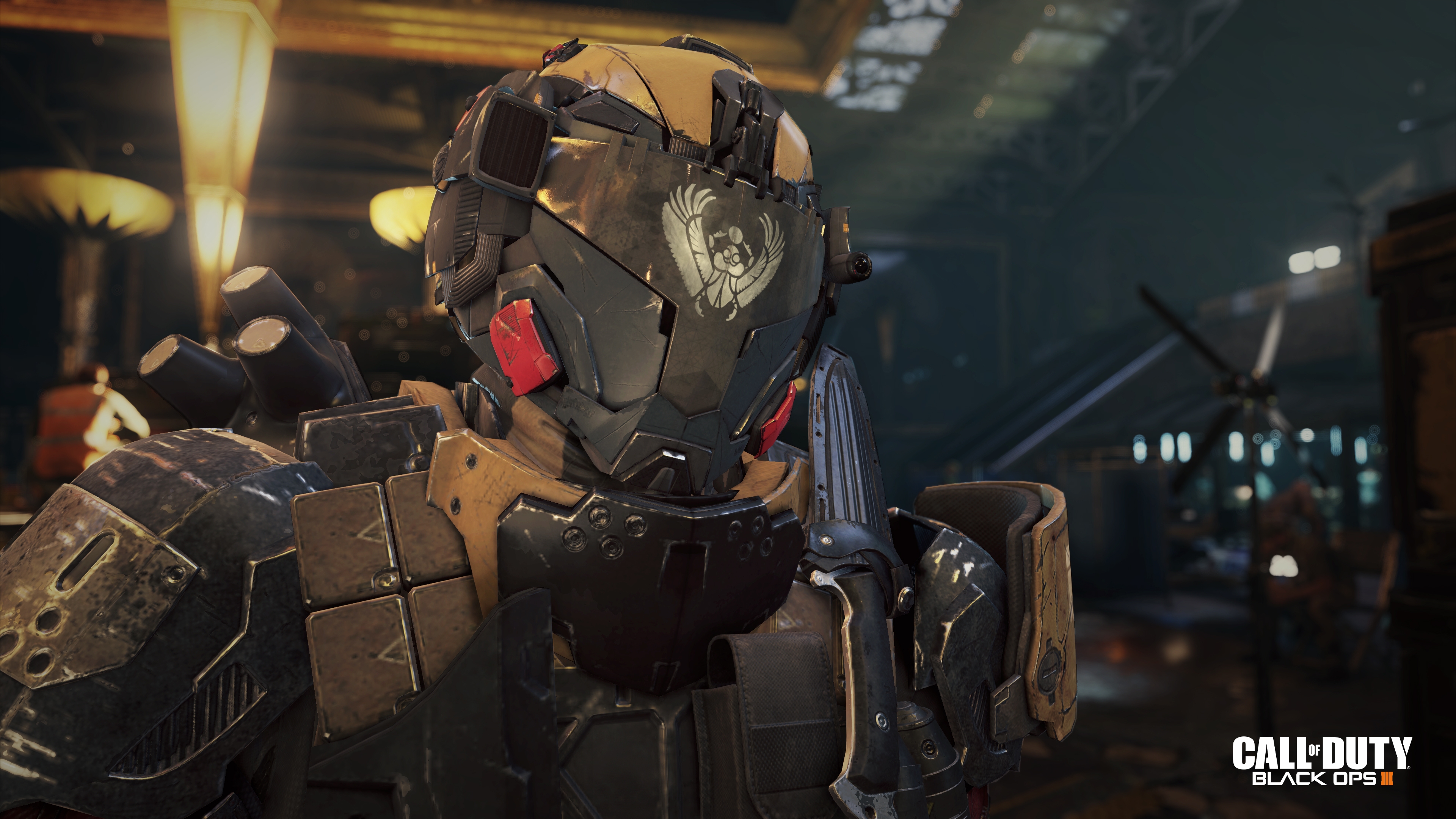 Call of Duty Black Ops 3 Ramses Station Armored Guard for 3840 x 2160 Ultra HD resolution