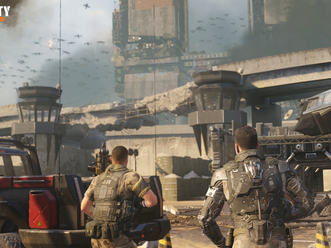 Call of Duty Black Ops 3 Ramses Station Under Siege for 1152 x 864 resolution