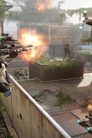 Call of Duty Black Ops 3 Scene for 320 x 480 iPhone resolution