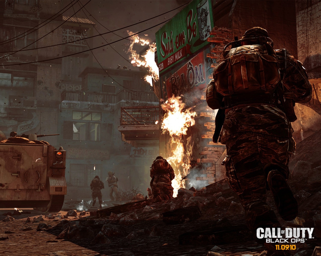 Call of Duty Black Ops Attack for 1280 x 1024 resolution