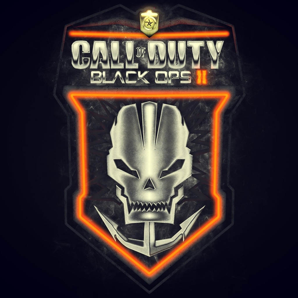 Call of Duty Black Ops II Logo for 1024 x 1024 iPad resolution