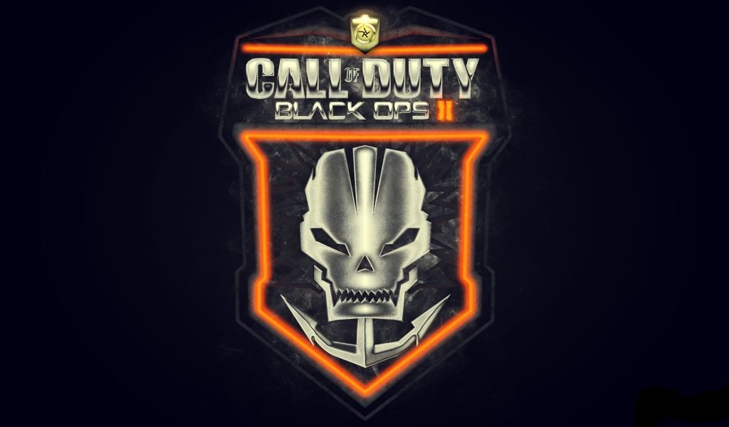 Call of Duty Black Ops II Logo for 1024 x 600 widescreen resolution