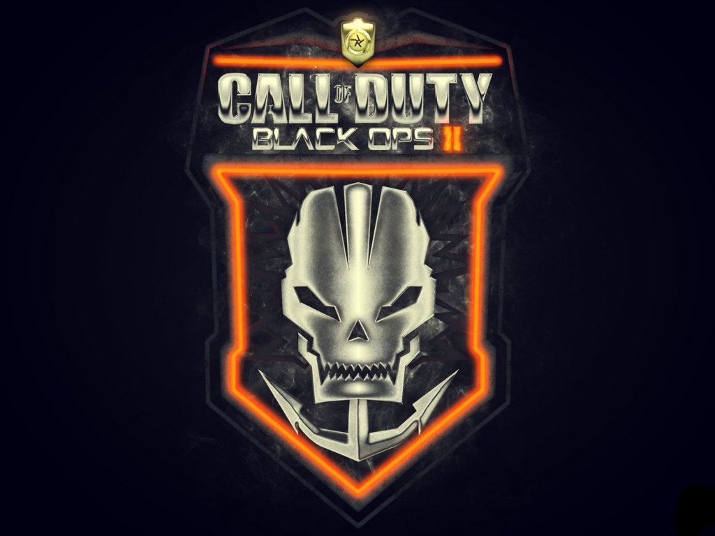 Call of Duty Black Ops II Logo for 1024 x 768 resolution