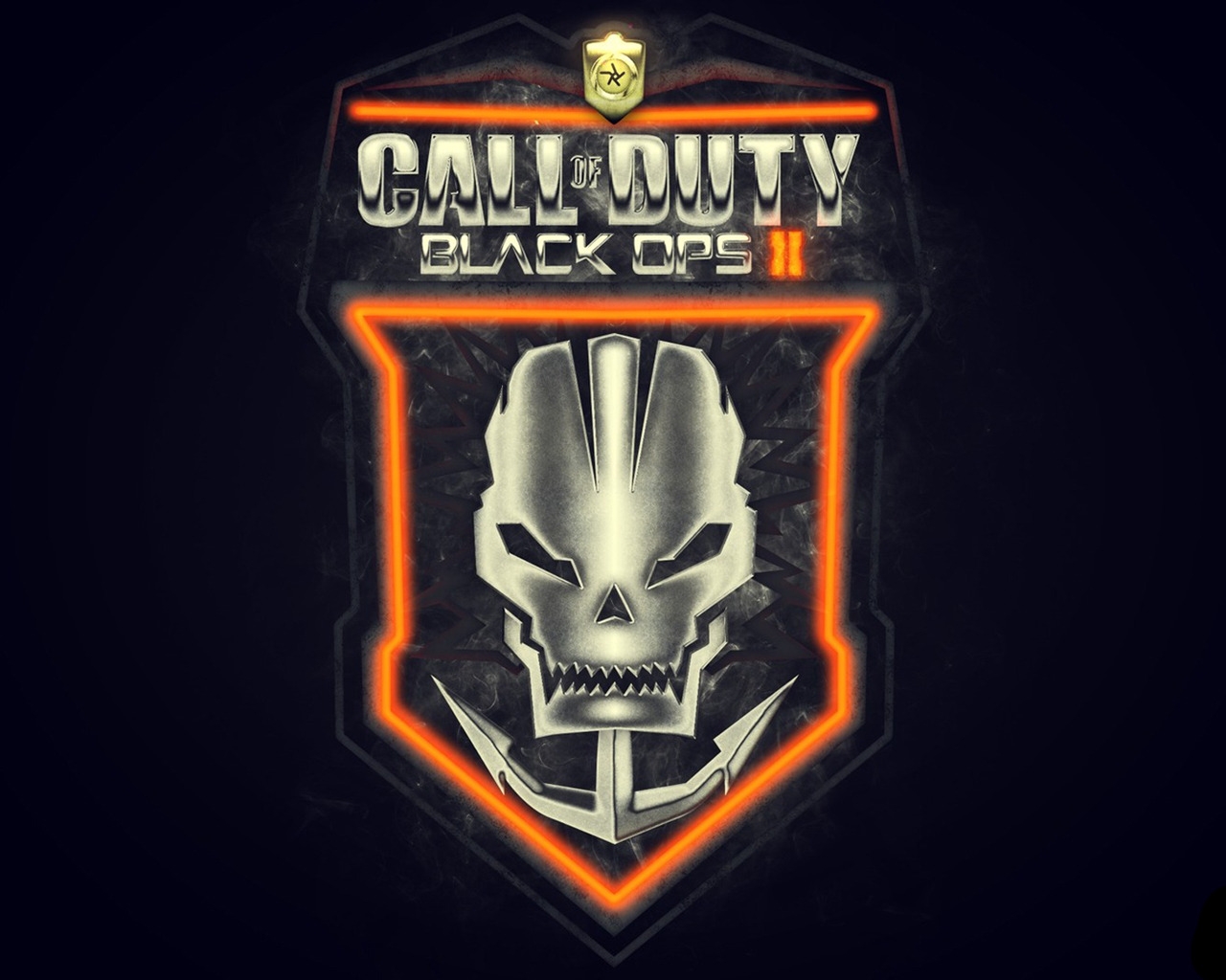 Call of Duty Black Ops II Logo for 1280 x 1024 resolution