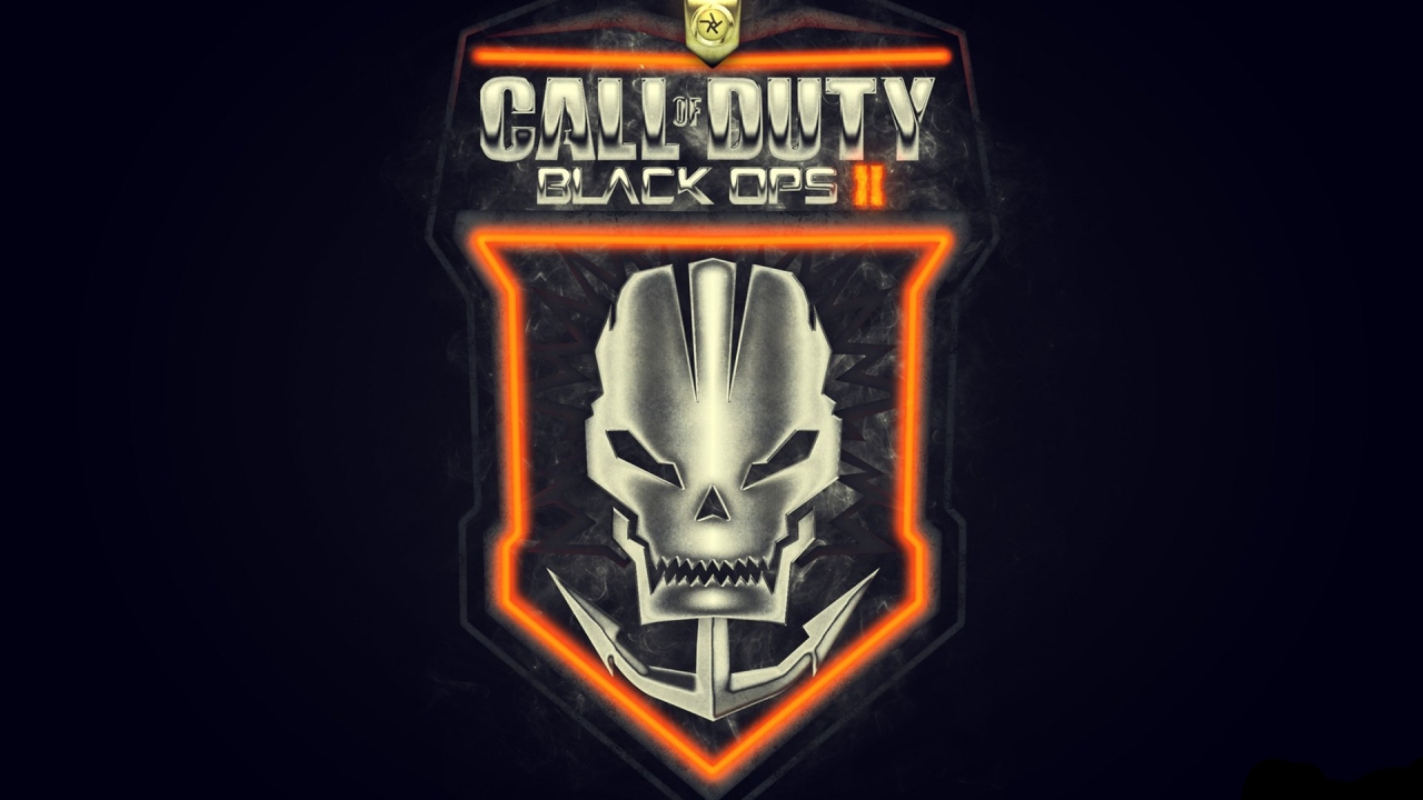 Call of Duty Black Ops II Logo for 1280 x 720 HDTV 720p resolution