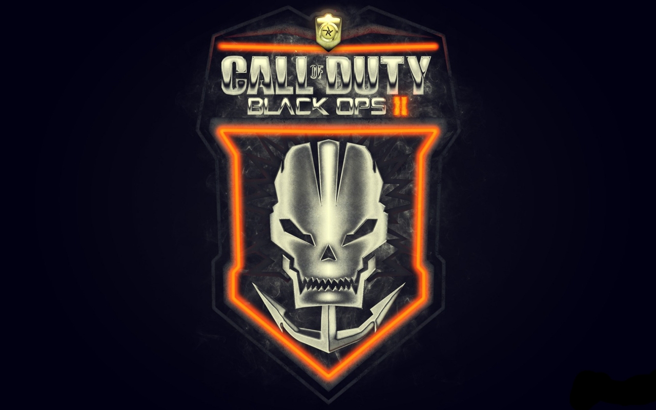 Call of Duty Black Ops II Logo for 1280 x 800 widescreen resolution