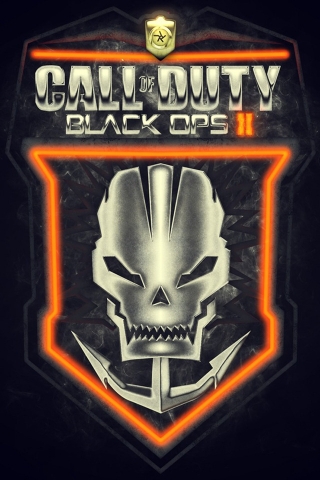 Call of Duty Black Ops II Logo for 320 x 480 iPhone resolution
