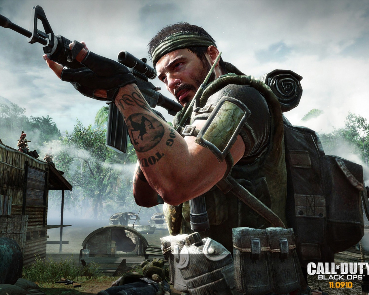 Call of Duty Black Ops Soldier for 1280 x 1024 resolution