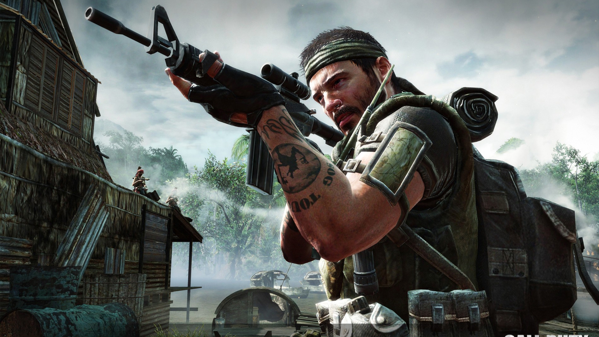 Call of Duty Black Ops Soldier for 1920 x 1080 HDTV 1080p resolution