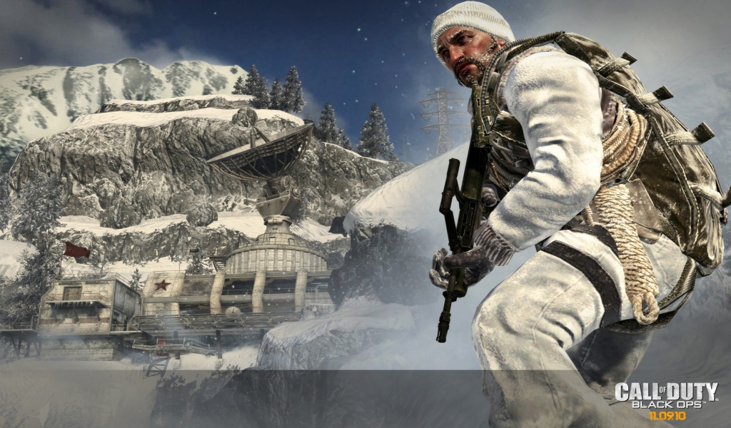 Call of Duty Black Ops Winter for 1024 x 600 widescreen resolution