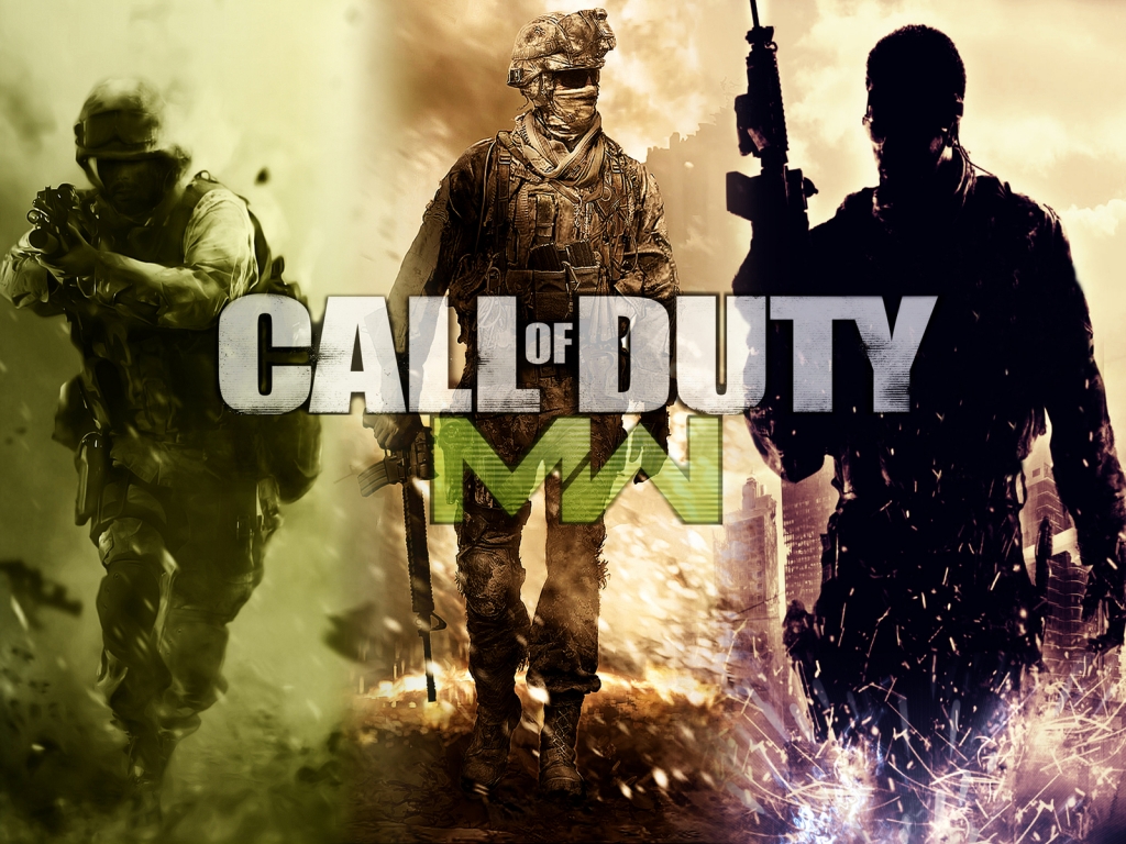 Call of Duty Modern Warfare Poster for 1024 x 768 resolution