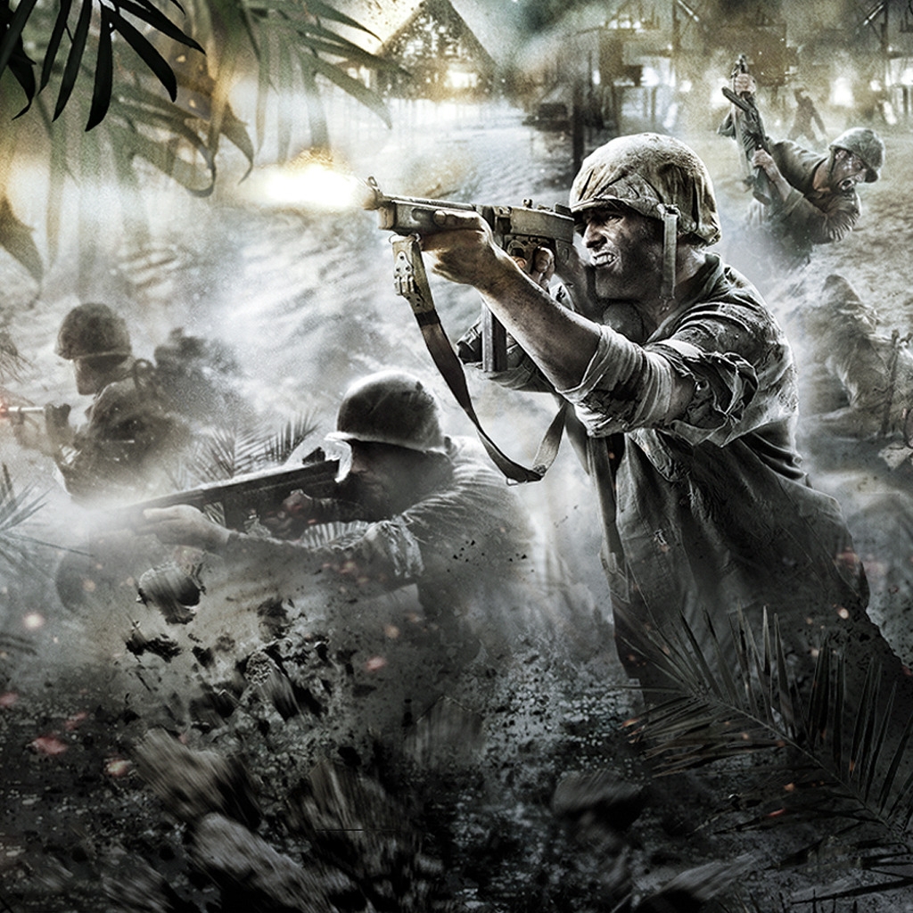 Call of Duty World at War for 1024 x 1024 iPad resolution