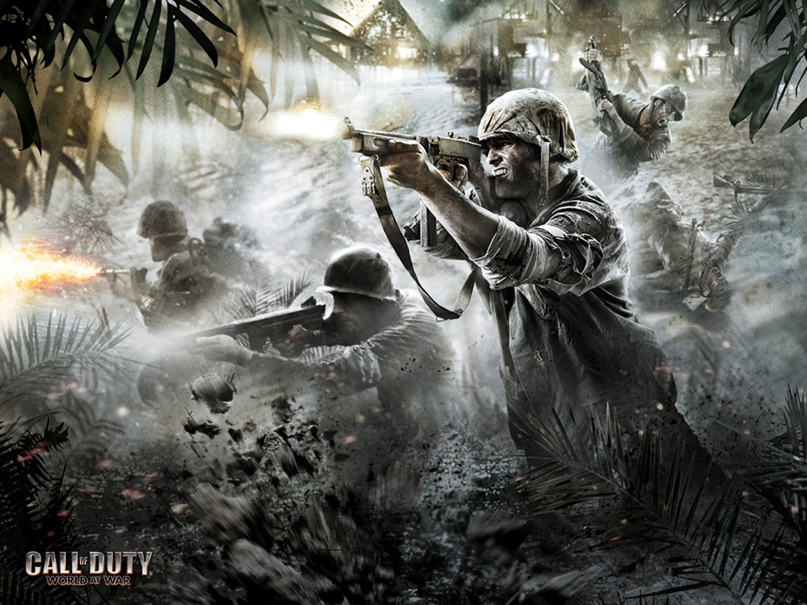 Call of Duty World at War for 1152 x 864 resolution