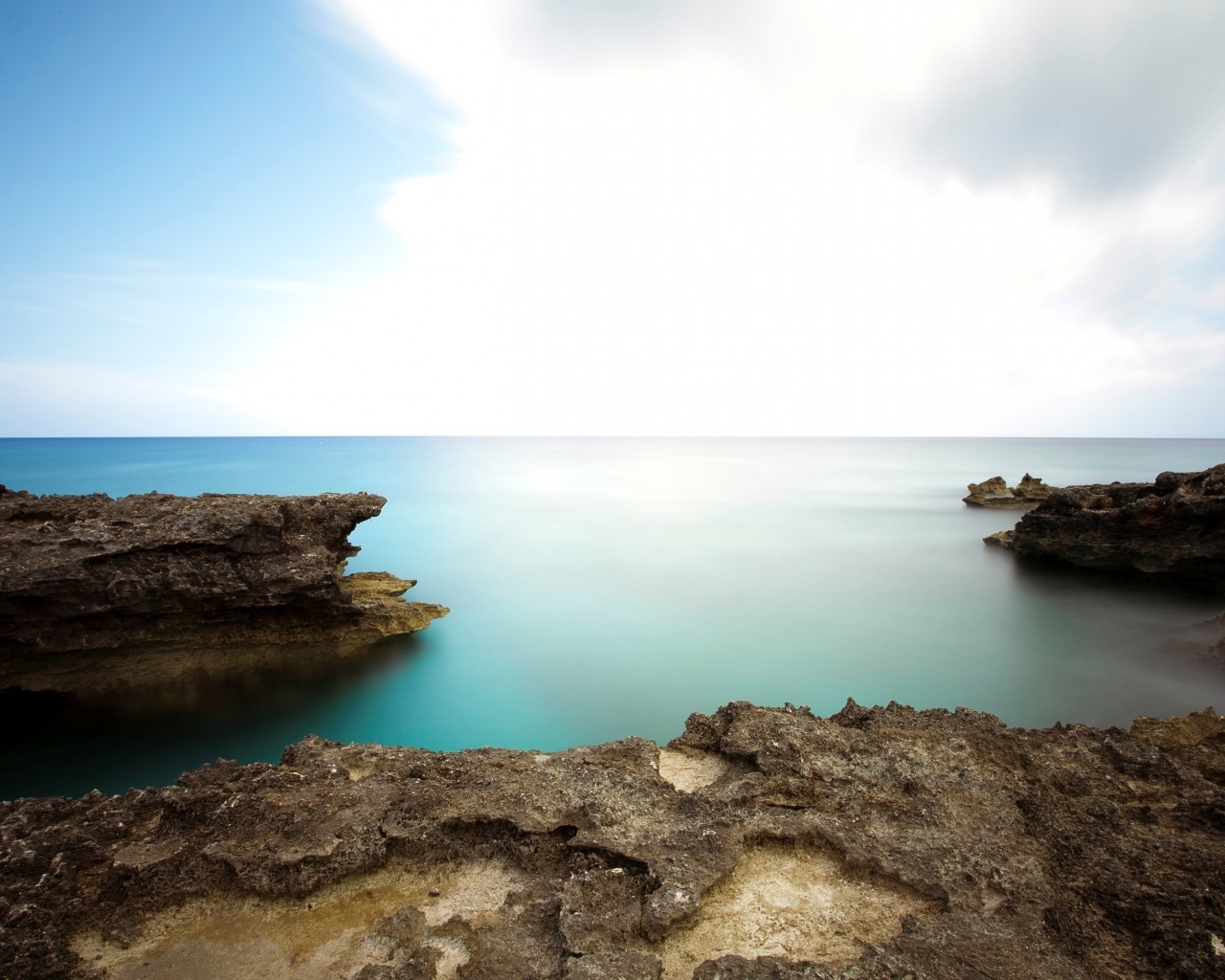 Calm Sea Landscape for 1280 x 1024 resolution