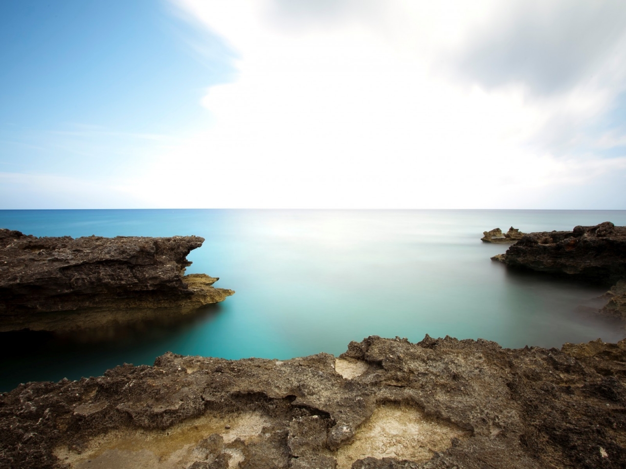Calm Sea Landscape for 1280 x 960 resolution