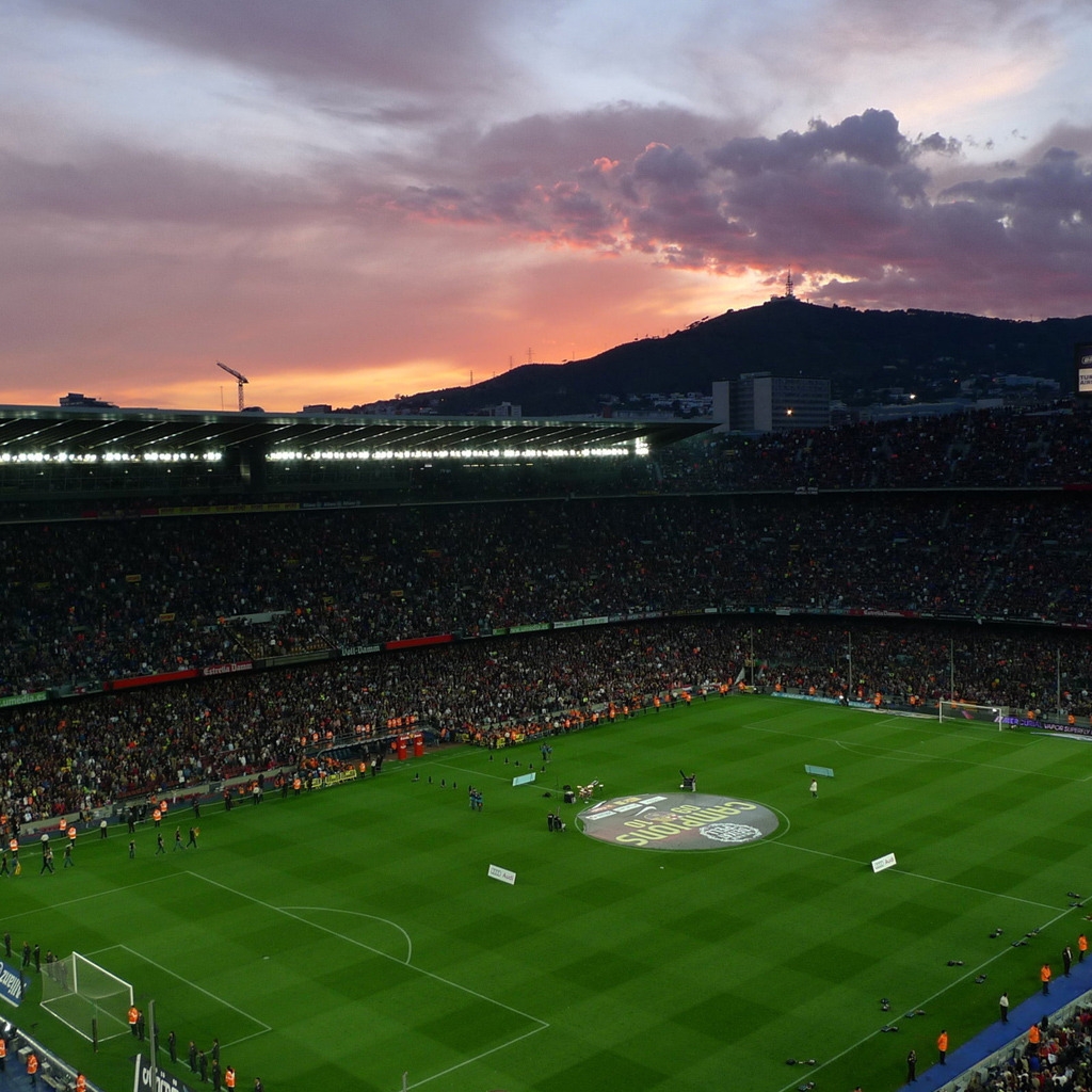Camp Nou Stadium for 1024 x 1024 iPad resolution