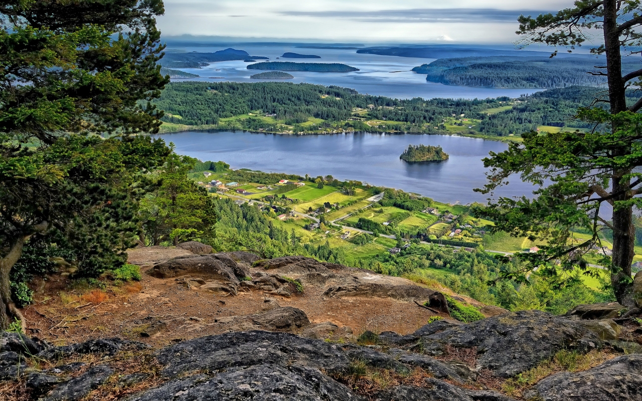 Campbell Lake Washington for 1280 x 800 widescreen resolution