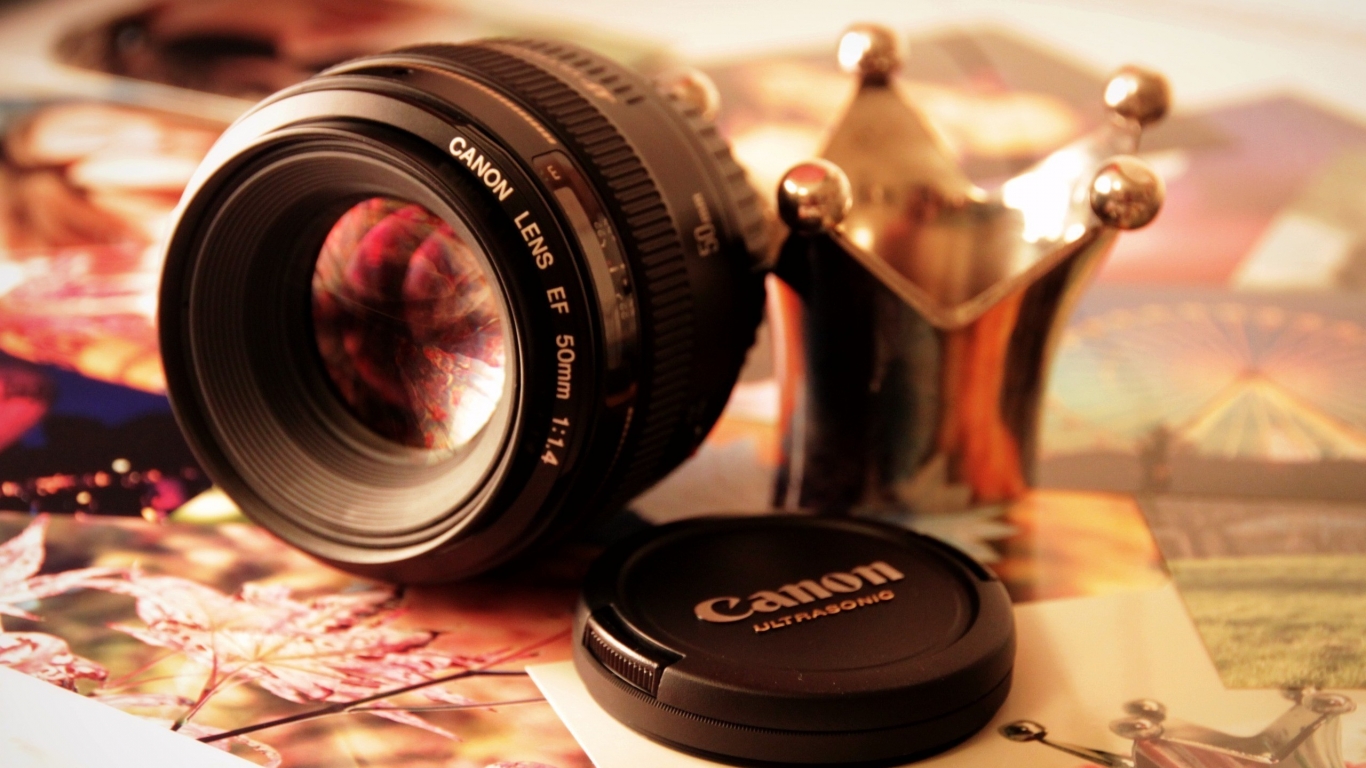 Canon Camera Lenses for 1366 x 768 HDTV resolution
