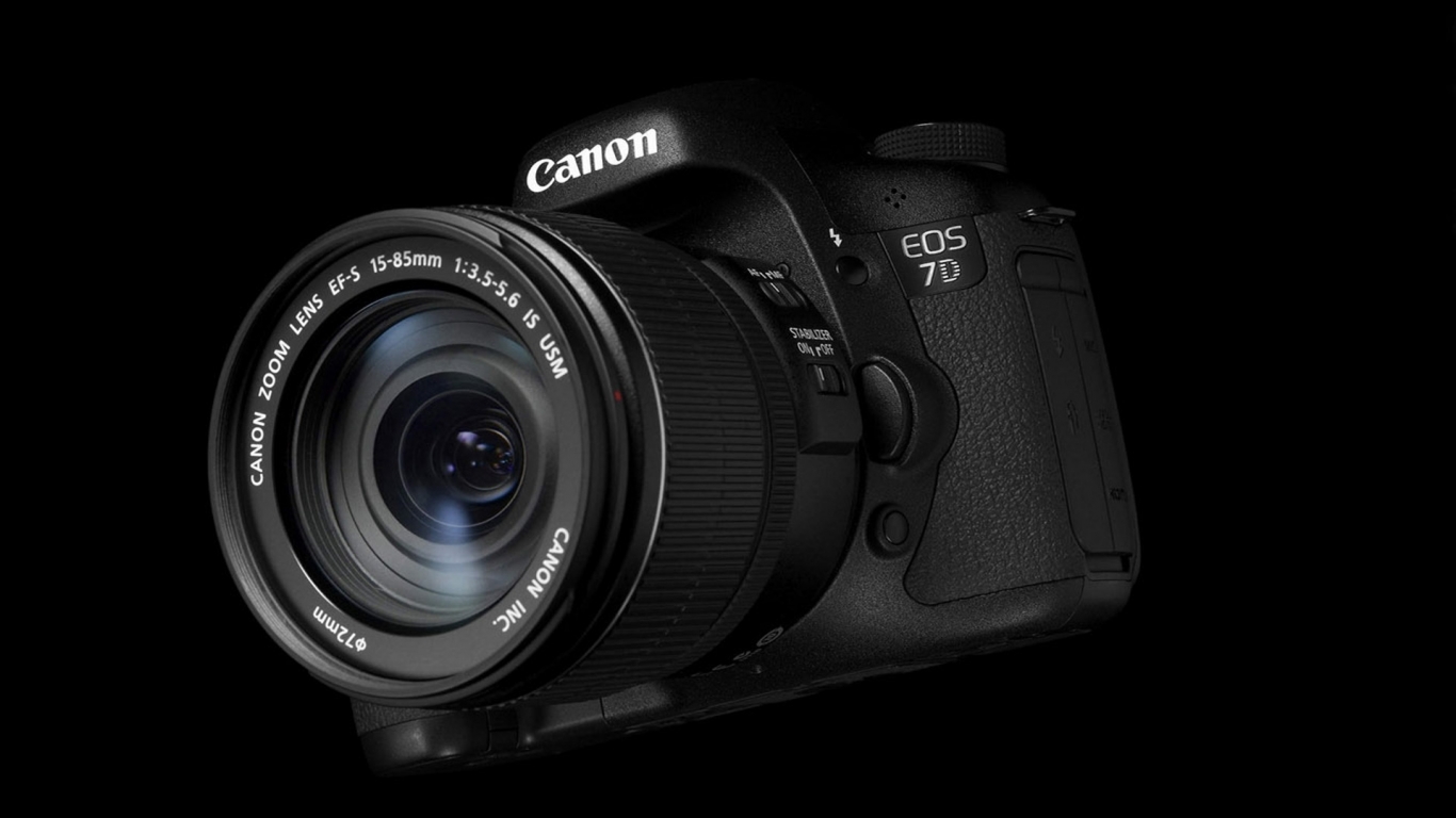 Canon EOS 7D Camera for 1366 x 768 HDTV resolution