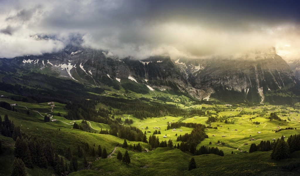Canton of Bern Switzerland for 1024 x 600 widescreen resolution