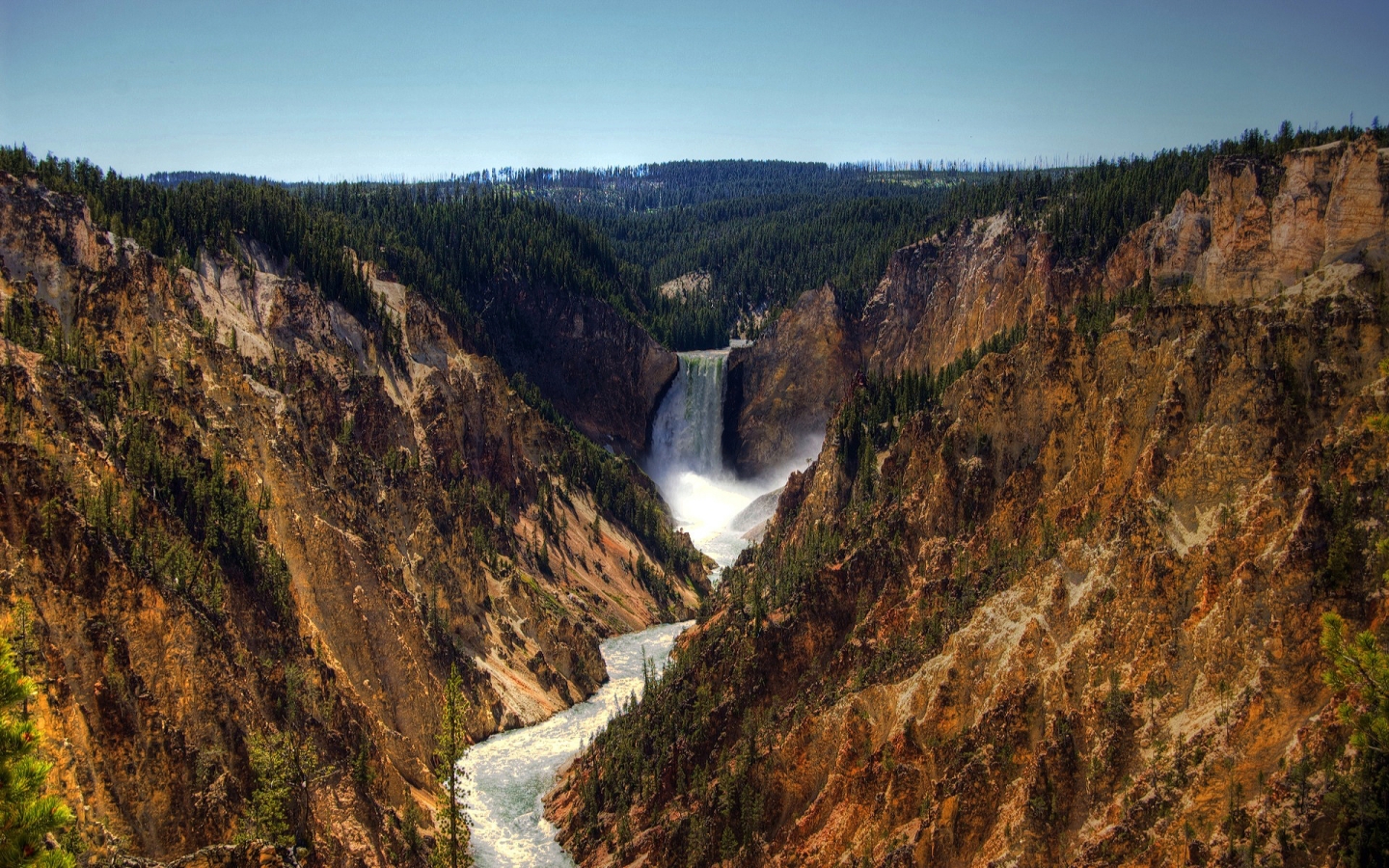 Canyon Falls for 1440 x 900 widescreen resolution