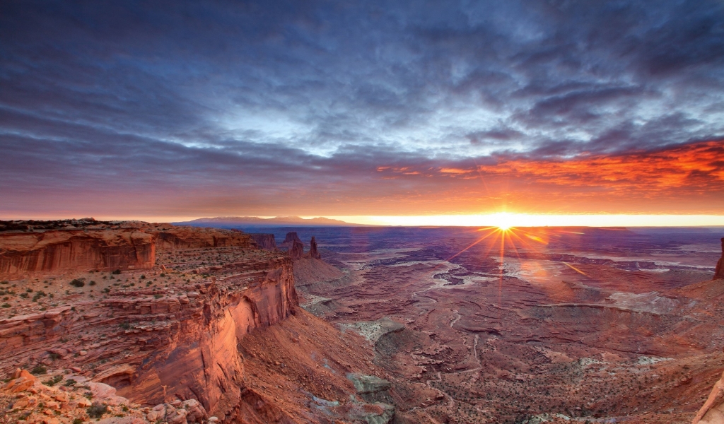 Canyonlands National Park for 1024 x 600 widescreen resolution