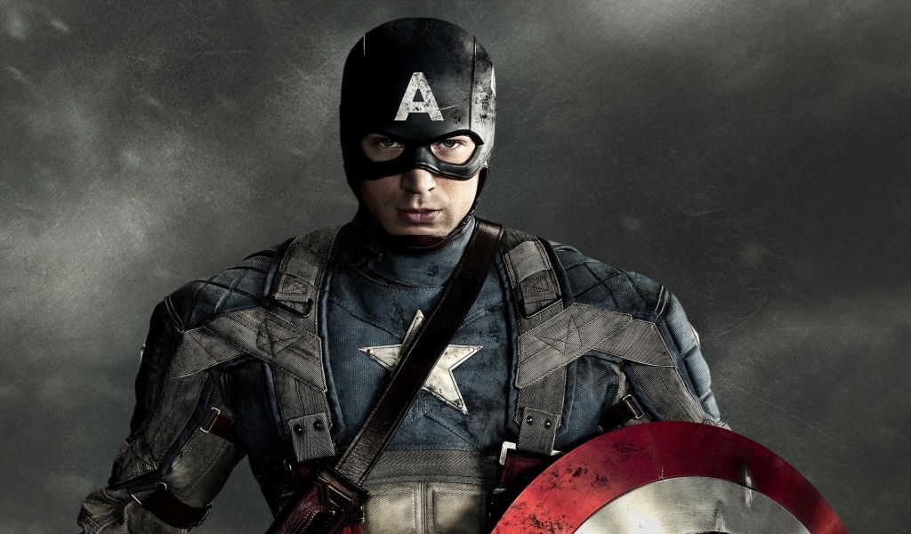 Captain America for 1024 x 600 widescreen resolution
