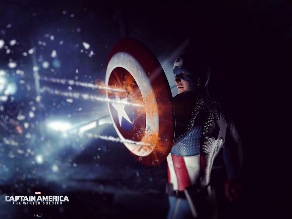 Captain America 2014 for 1024 x 768 resolution