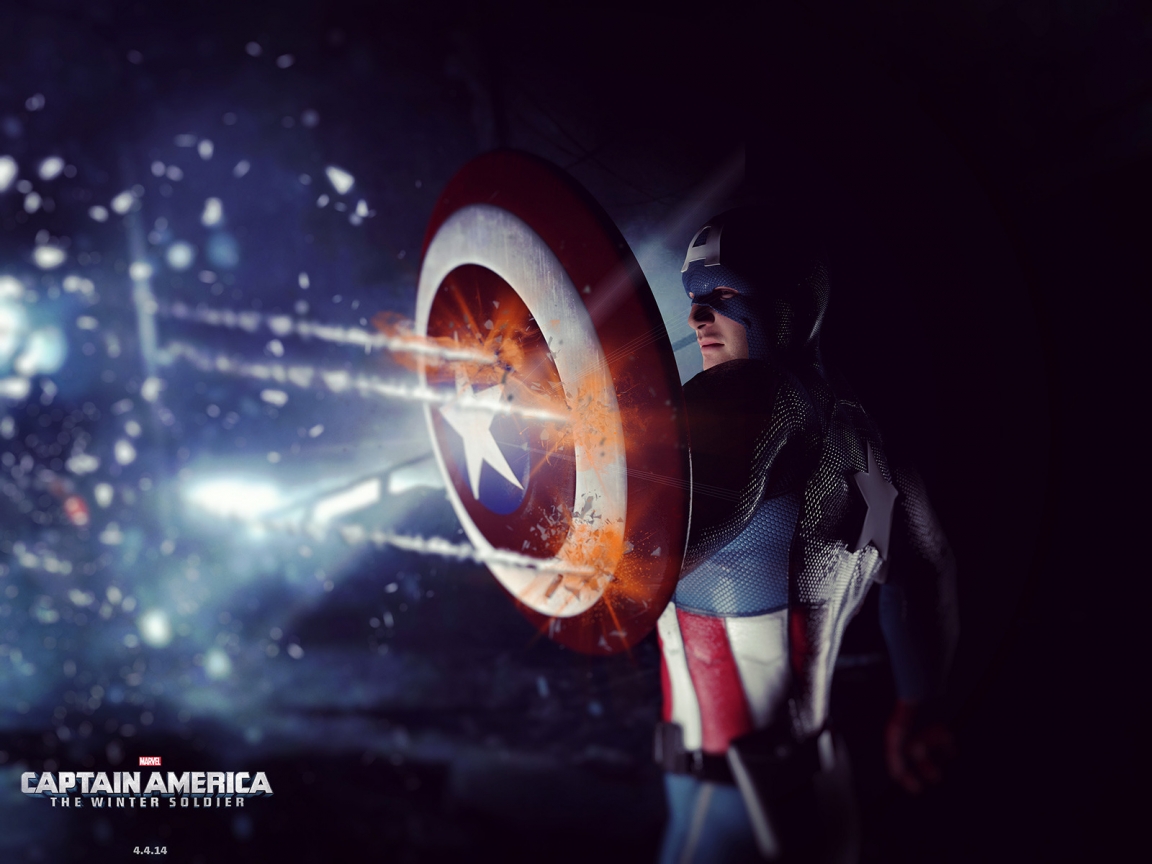 Captain America 2014 for 1152 x 864 resolution