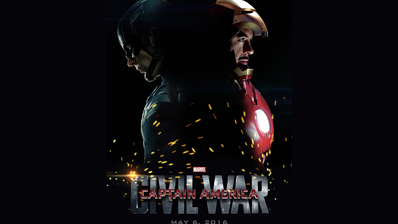Captain America Civil War 2016 for 1536 x 864 HDTV resolution