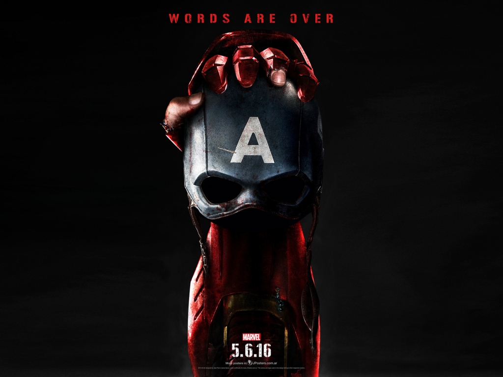 Captain America Civil War Poster 2016 for 1024 x 768 resolution