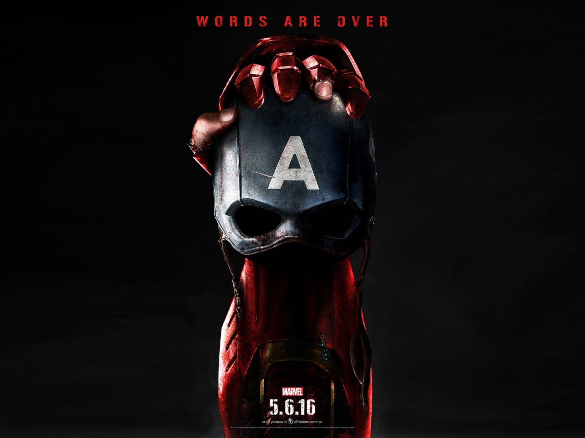 Captain America Civil War Poster 2016 for 1152 x 864 resolution